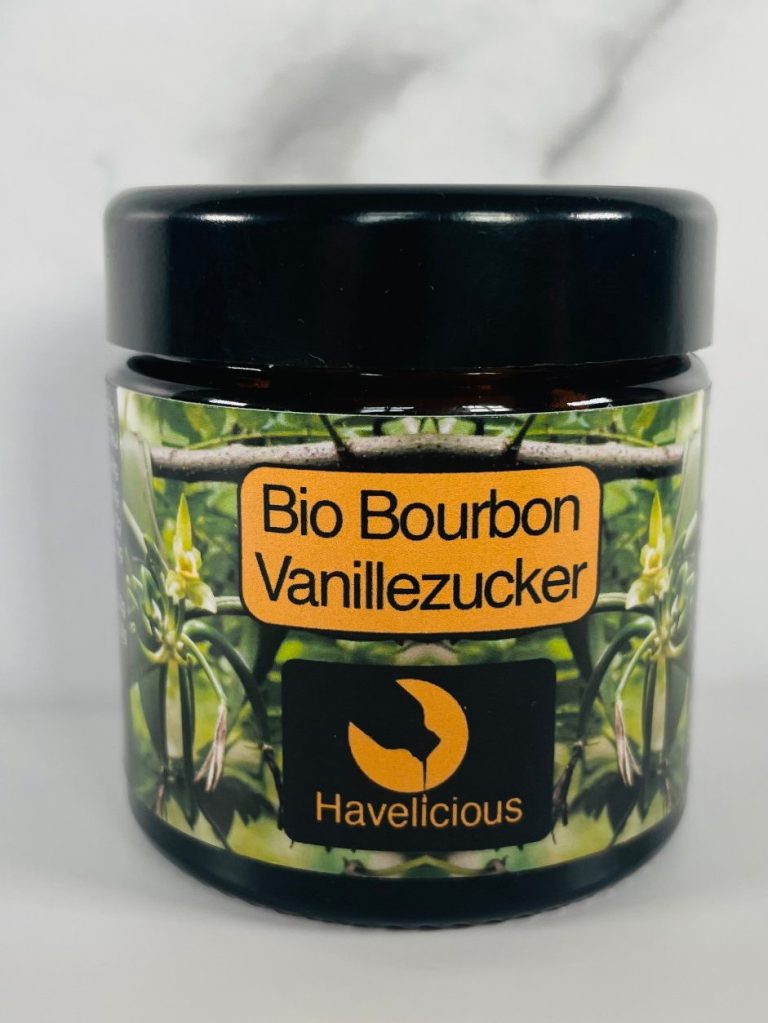 Bio Bourbon Vanillezucker Bio Bourbon Vanillezucker mit deutschem Rübenzucker